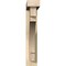 Ekena Millwork Merced Block Rough Sawn Bracket w/ Offset Brace, Douglas Fir, 4"W x 22"D x 22"H BKT0402X22X22MRC05RDF - alternate 4